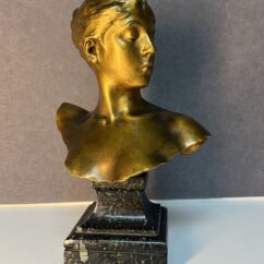 Alexandre Falguière (1831-1900) sculpture en bronze de Diane, Antiquités et brocante