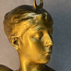 Alexandre Falguière (1831-1900) sculpture en bronze de Diane, Antiquités et brocante