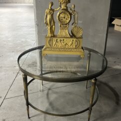 Superbe pendule, datant de l'époque de la Restauration au début du XIXe siècle, Antiquités et brocante