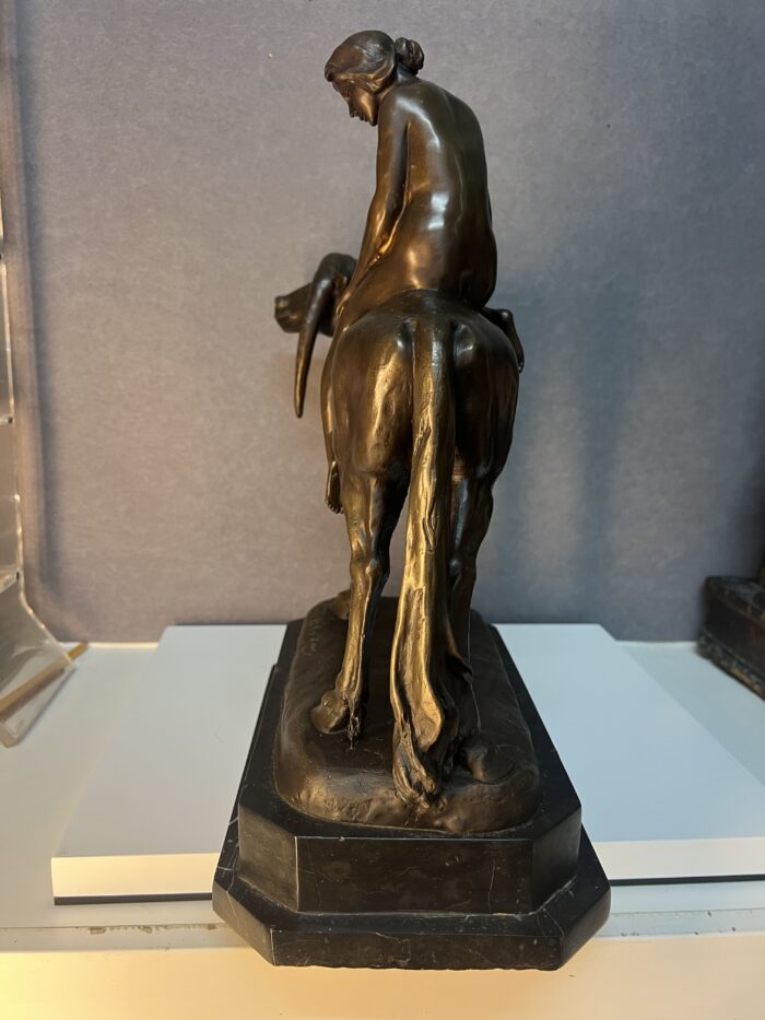 Hermann Haase-Ilsenburg (1869-1960), l'enlèvement d'Europe, sculpture bronze – Image 15