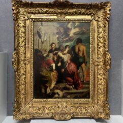 Ecole Flamande du XVIIe siècle, huile sur cuivre, suiveur de Rubens