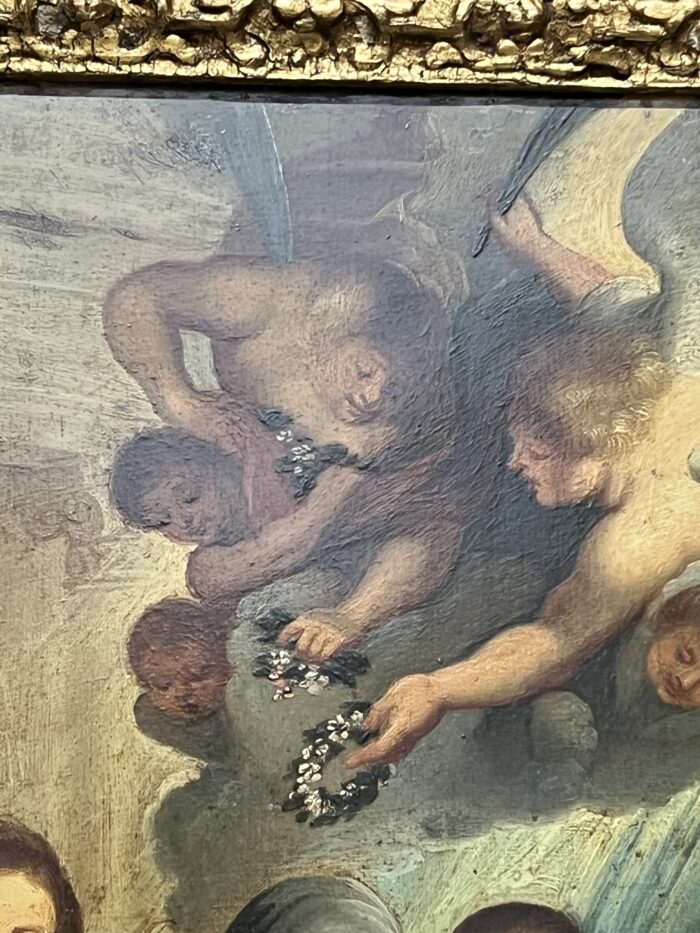 Ecole Flamande du XVIIe siècle, huile sur cuivre, suiveur de Rubens