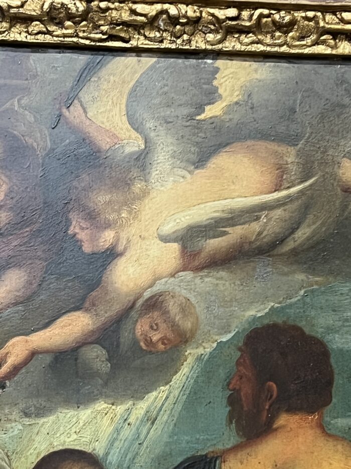 Ecole Flamande du XVIIe siècle, huile sur cuivre, suiveur de Rubens