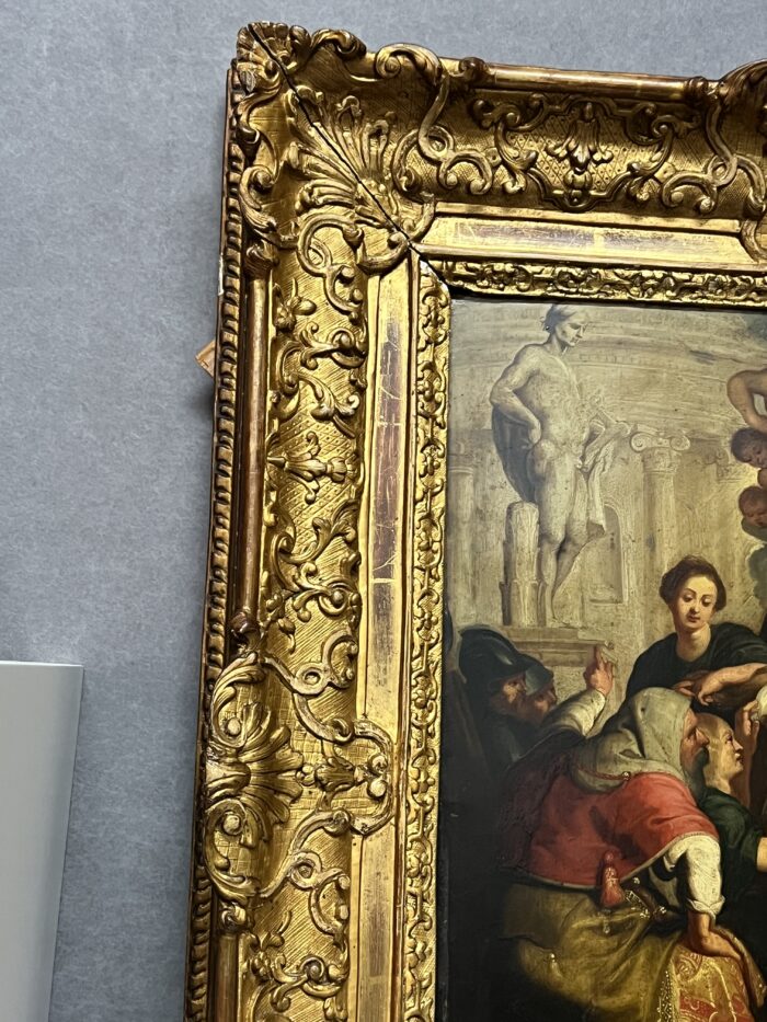 Ecole Flamande du XVIIe siècle, huile sur cuivre, suiveur de Rubens