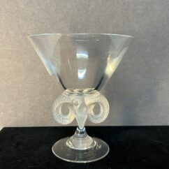 Très belle coupe « Bélier » de CRISTAL LALIQUE France