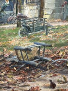 Paul Schaan (1857-1924) : La Fontaine Médicis au Jardin du Luxembourg. Huile sur toile