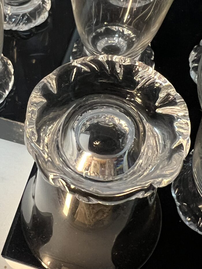 Service de verres en cristal de DAUM, modèle KIM, de 55 pièces