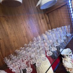 Service de verres en cristal de DAUM, modèle KIM, de 55 pièces