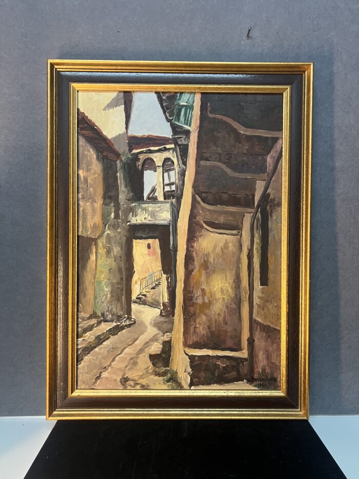 Tableau signé G. Bournonville et daté 1958, huile sur toile