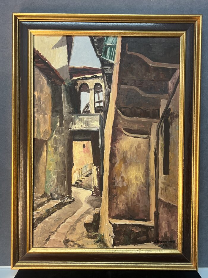Tableau signé G. Bournonville et daté 1958, huile sur toile