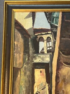 Tableau signé G. Bournonville et daté 1958, huile sur toile