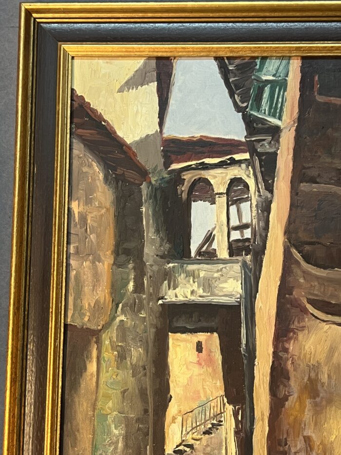 Tableau signé G. Bournonville et daté 1958, huile sur toile