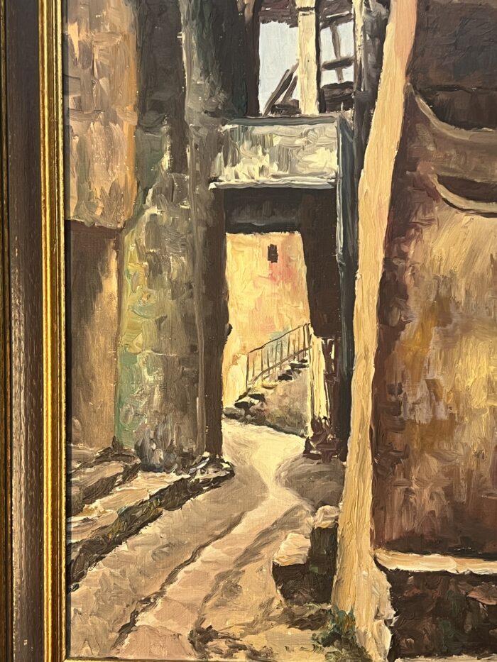 Tableau signé G. Bournonville et daté 1958, huile sur toile