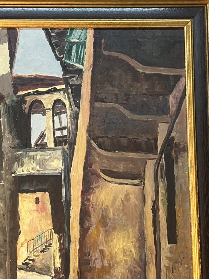 Tableau signé G. Bournonville et daté 1958, huile sur toile