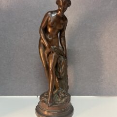 Étienne Maurice Falconet (d'après), sculpture en bronze à patine brune, H 44 cm