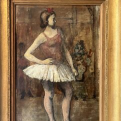 Celso LAGAR (1891-1966), huile sur carton représentant un thème circassien
