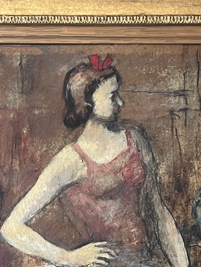 Celso LAGAR (1891-1966), huile sur carton représentant un thème circassien