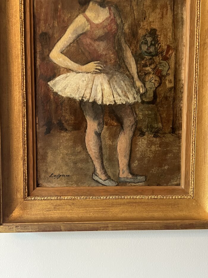 Celso LAGAR (1891-1966), huile sur carton représentant un thème circassien