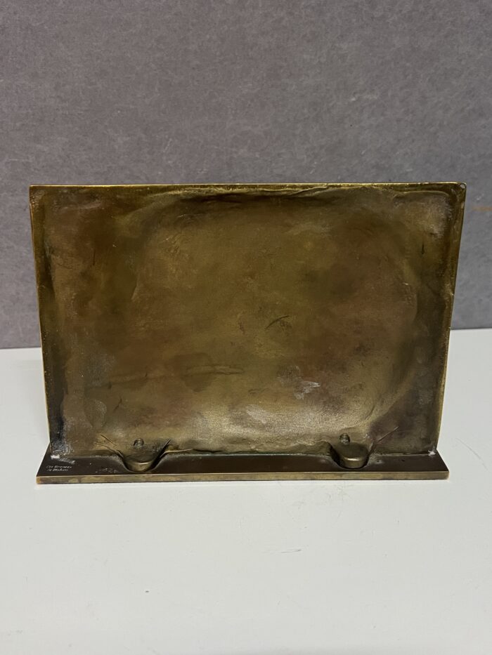 Pierre-Yves TRÉMOIS (1921-2020). "Profil", 1988. Sculpture en bronze doré, signée et numérotée 495/1250