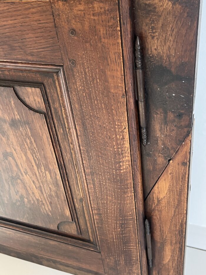 Bel ensemble de portes de placard en chêne massif du XIXe siècle