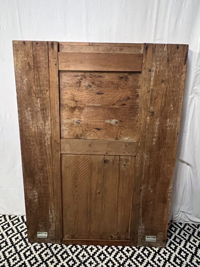 Joli trumeau en pitchpin, ancien vers la fin du XIXe siècle, 142 x 105 cm – Image 13