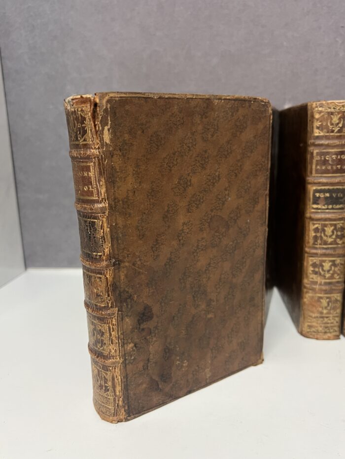 11 tomes du dictionnaire Apostolique à l'usage de messieurs les curés, 1752