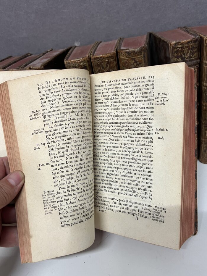 11 tomes du dictionnaire Apostolique à l'usage de messieurs les curés, 1752