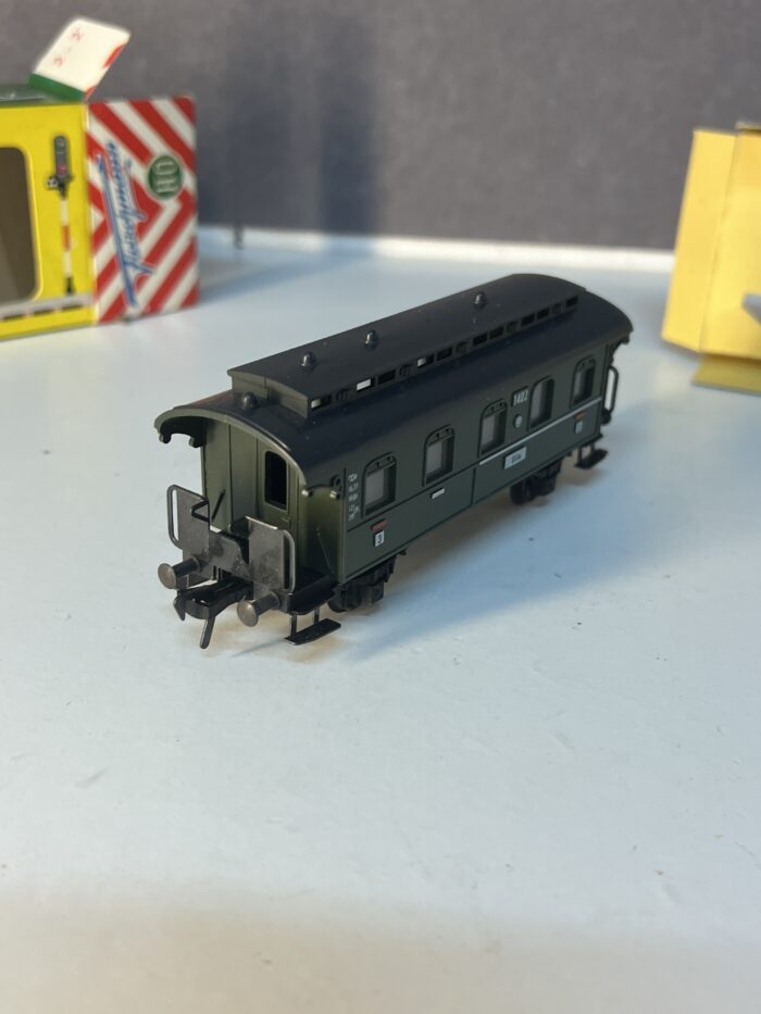 FLEISCHMANN 1402, voiture ancienne à 2 essieux type CCitr 3 Kl. KPEV